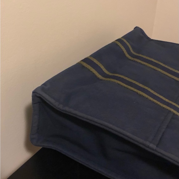 Hermes Authentic Fourre Tout Navy/Green Tote Bag,GUC. - Picture 11 of 17